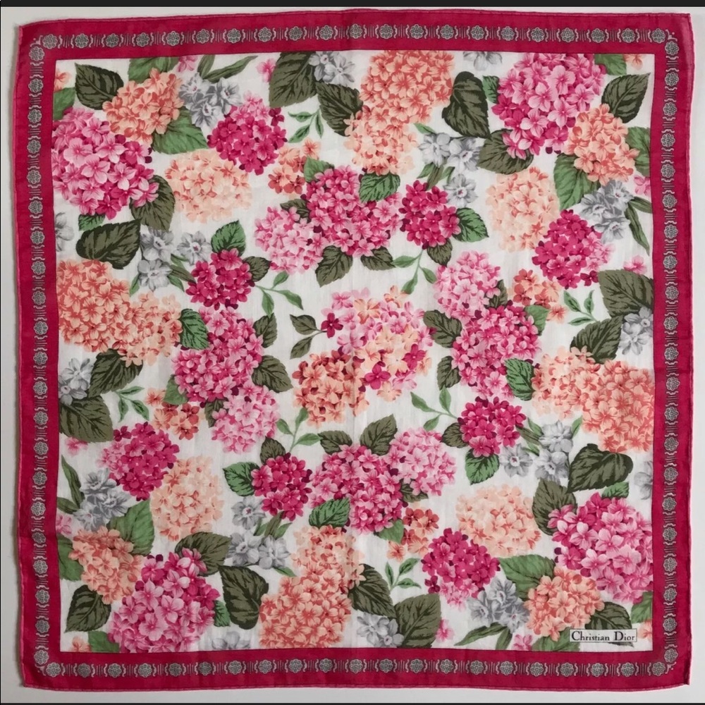Dior head covering/scarf vintage